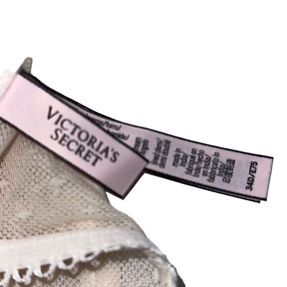 Victoria's Secret Ladies 34D Corset Bra Adjustable Strap Back Hooks Lingerie - Picture 5 of 12